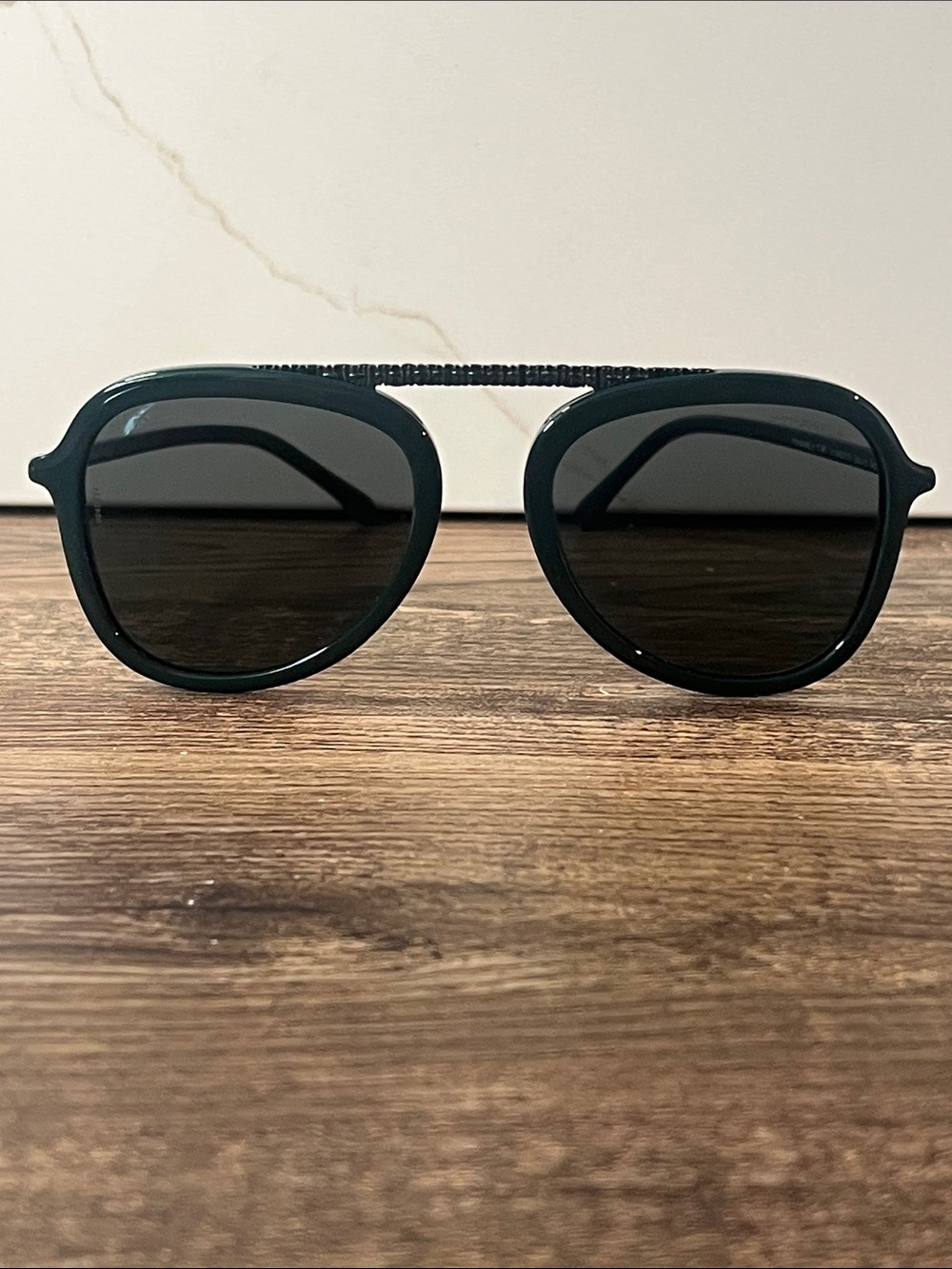 Authentic CHANEL Dark Green Sunglasses 5381 c.1459/C0